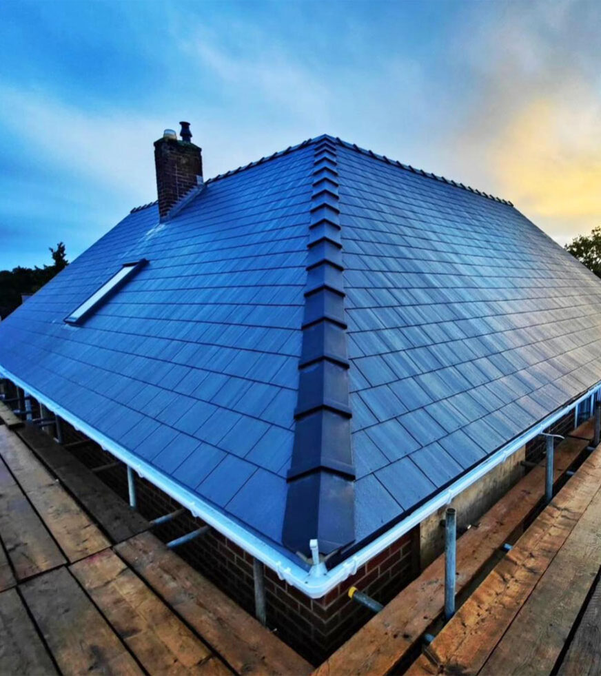 New Tiles, Guttering and Flashing, Wimbledon. Merton Roof Repairs. Guttering Repairs in Surrey & South West London. Merton Roof Repairs. Soffit and Fascia Repairs in Surrey & South West London