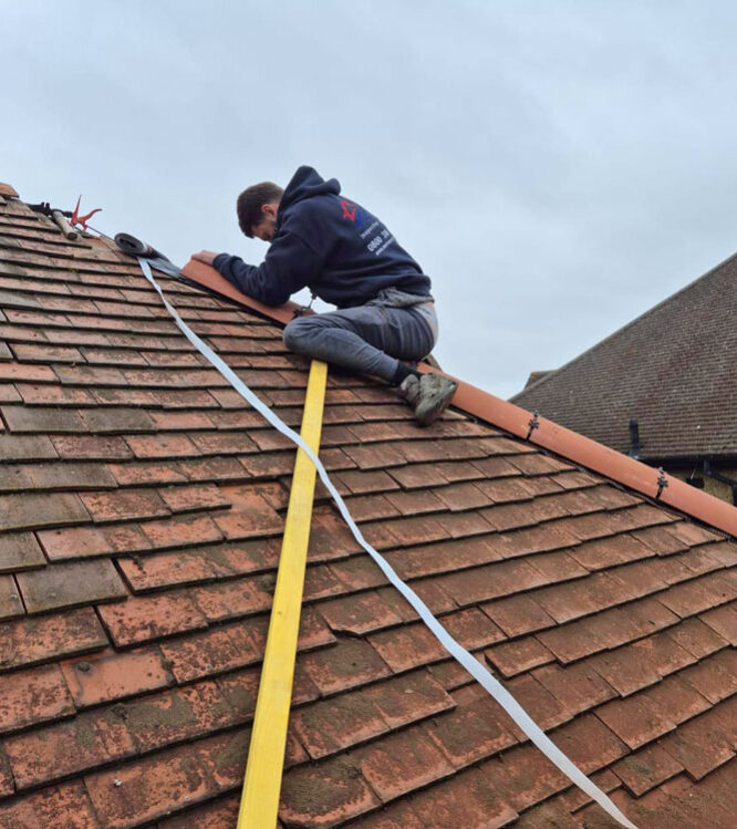 Leaking Ridge Tile Repair, Purley. Tiled Roof Repairs Surrey and South West London. Merton Roof Repairs. Roof Replacement. Roof Repair Cost. Planning permission roof repair UK. Roofer in Croydon. Roofer in Putney. Roofer in Wimbledon. Roofer in Sutton. Roofer in Epsom.